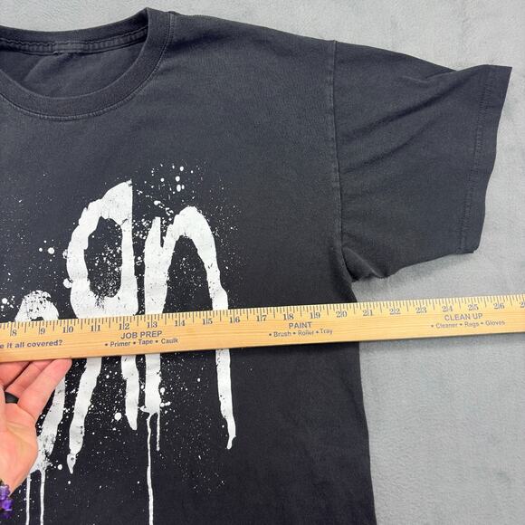 Korn "Still A Freak" T-shirt Mens Large Black Short Sleeve Nu-Metal 90s VTG Y2K - Picture 4 of 5